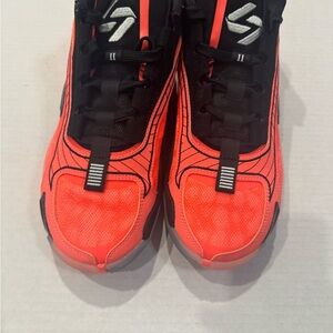 Jordan Athletic Shoes in Black and Red